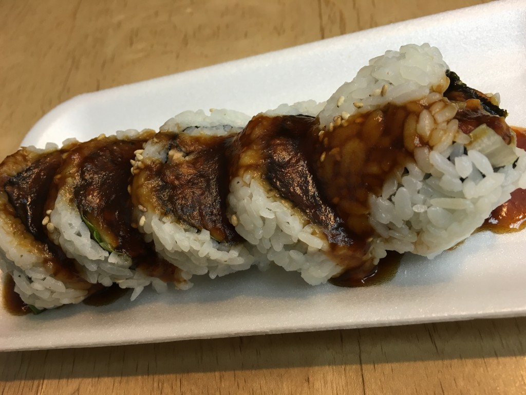 The BC Roll at Sashimi Sushi